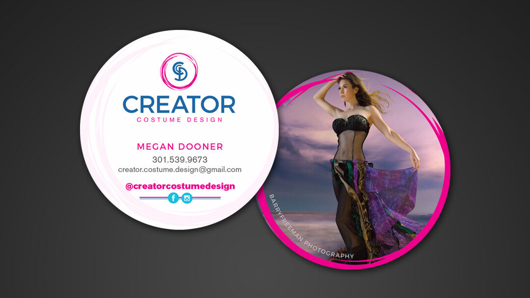 Creator Costume Design Business Card